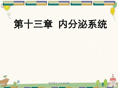 感觉器官,内分泌系统
