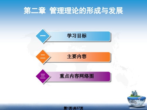管理理论的形成和发展PPT课件