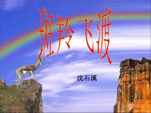 斑羚飞渡PPT150 人教版 (共20张PPT)
