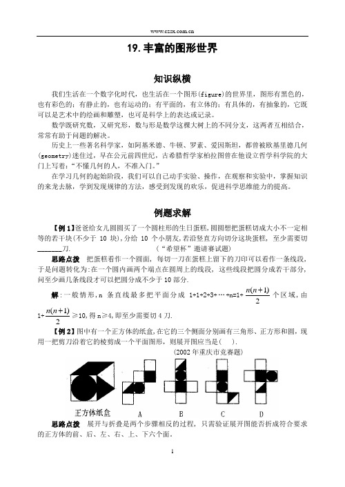 19.丰富的图形世界(含答案)-