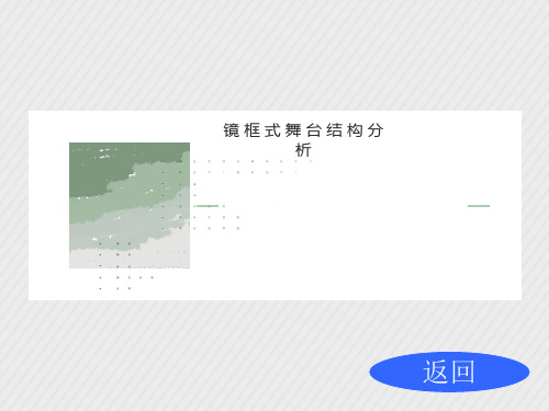 舞台的结构及称呼