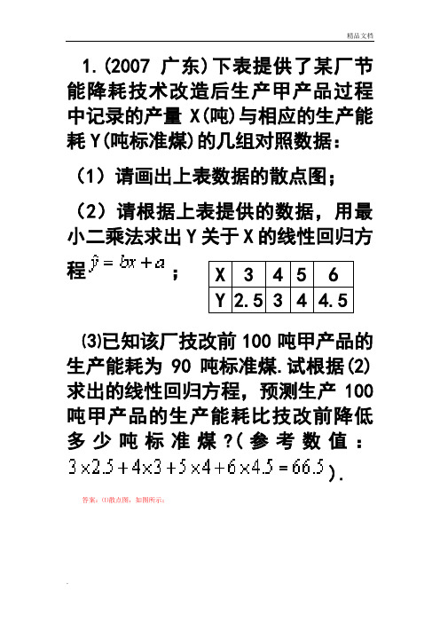 最小二乘法习题