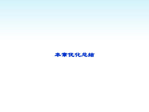 人教版江苏省邳州市第二中学2013年高中化学 主题4 本章优化总结课件 鲁科版