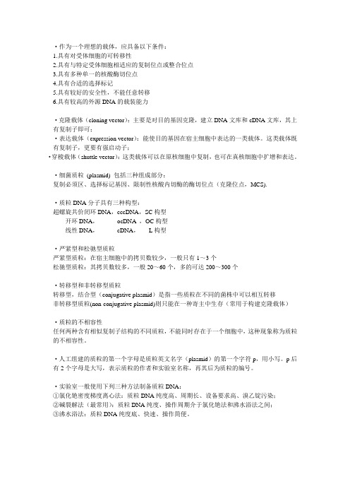 3章.载体总结剖析