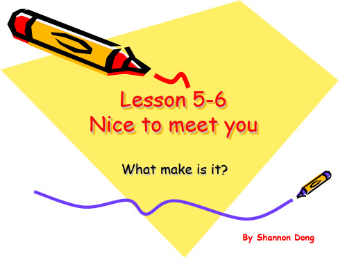 新概念英语第一册Lesson 5-6