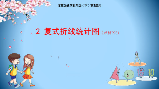 五年级下册数学课件-第2单元：2 复式折线统计图-苏教版(共14张PPT)