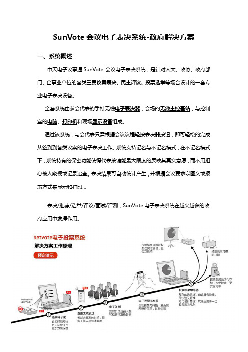 会议电子表决系统-政府解决方案