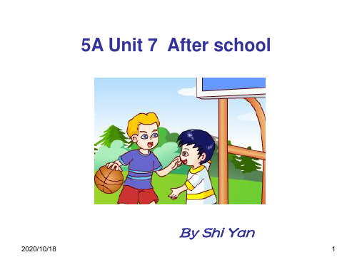 5A Unit 7复习课PPT优选课件