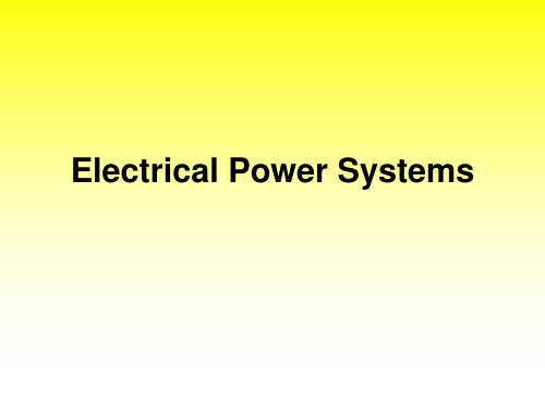 Elements of power system