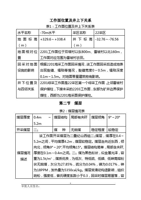 煤矿作业规程规范