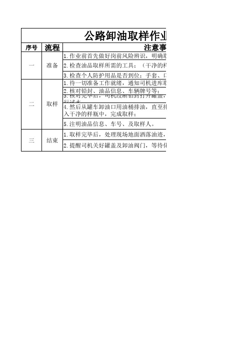 倒罐作业流程