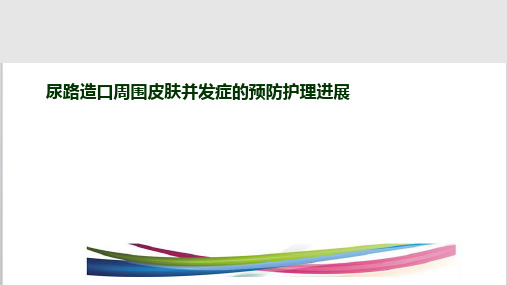 尿路造口周围并发症PPT课件