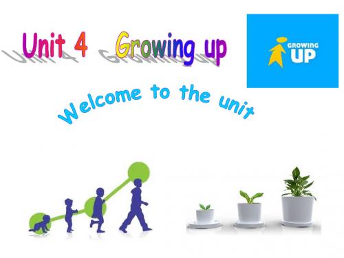 Unit4 Growing up Welcome to the unit课件(共33张)(牛津译林版九年级上)