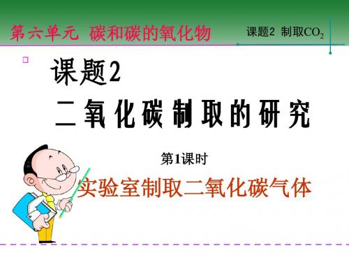 课题2  二氧化碳制取的研究 2012版新教材同步精品课件