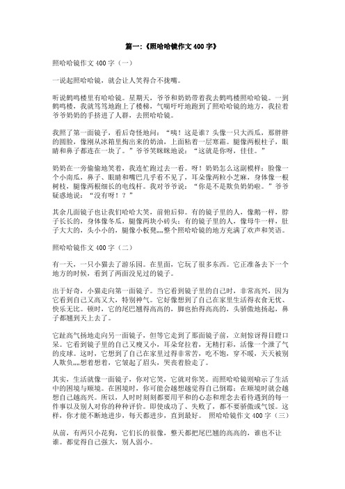照镜子作文400字