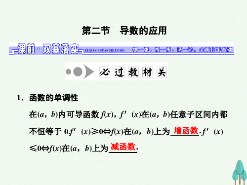 三维设计江苏专用高三数学一轮总复习第三章导数及其应用第二节导数的应用第一课时导数与函数的单调性课件文