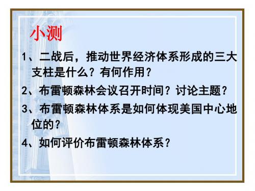 当今世界经济区域集团化(修改后)