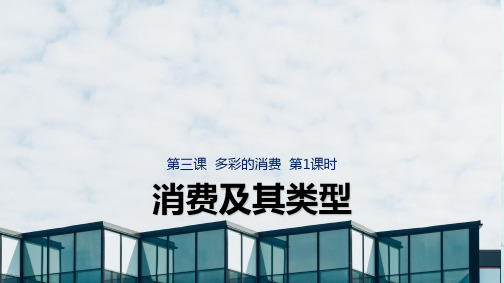 人教版高中政治必修1精品课件6：3.1 消费及其类型