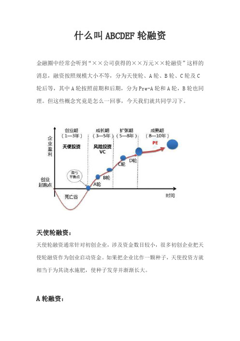 私募知识-ABCD轮融资