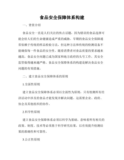 食品安全保障体系构建