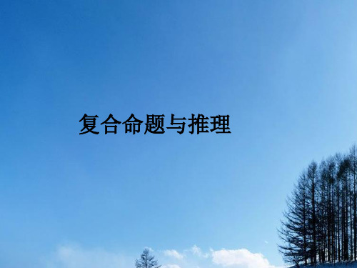 《复合命题与推理》PPT课件