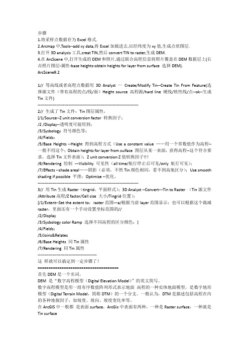 DEM制作步骤