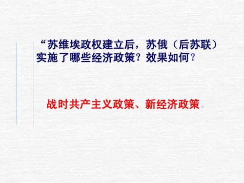 斯大林模式的社会主义建设道路