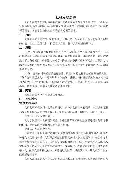 党员发展流程