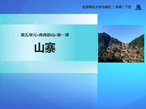 《山寨》PPT【优课件推荐】