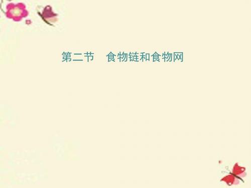 济南版生物八下6.2.2《食物链和食物网》ppt课件1