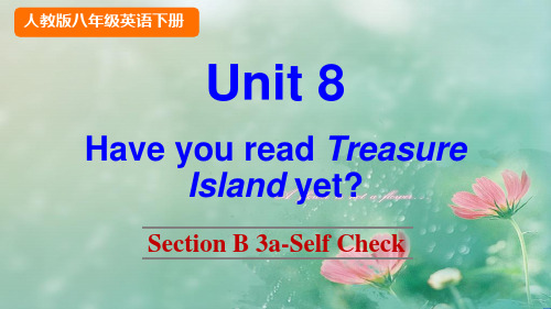 人教版八年级英语下册Unit 8 Section B 3a-Self Check