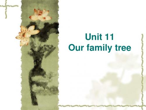 Unit_11_Our_family_tree