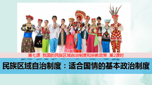 人教版高中政治必修2精品课件3：7.2 民族区域自治制度：适合国情的基本政治制度