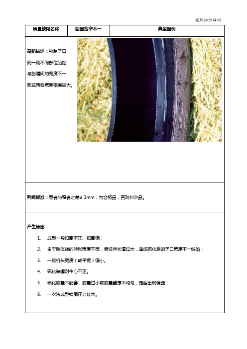 轮胎外观缺陷与分析-2