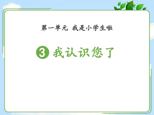 《我认识您了》PPT课件【优质课件】