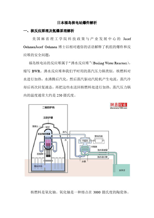 日本福岛核电站爆炸解析