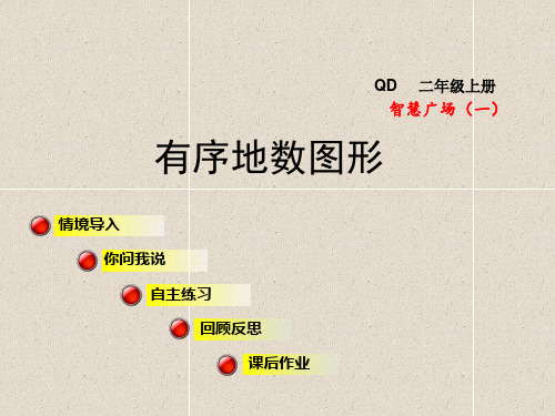 数学二上智慧广场一《有序地数图形》ppt课件