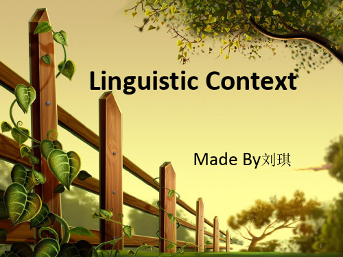 Linguistic-Context