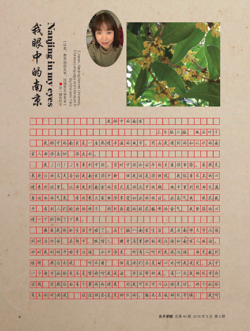 我眼中的南京