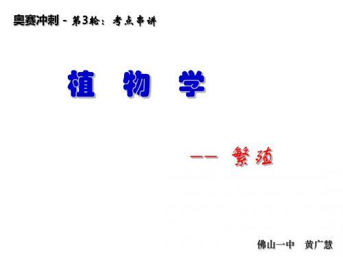 奥赛冲刺-第3轮：考点串讲-植物学-繁殖