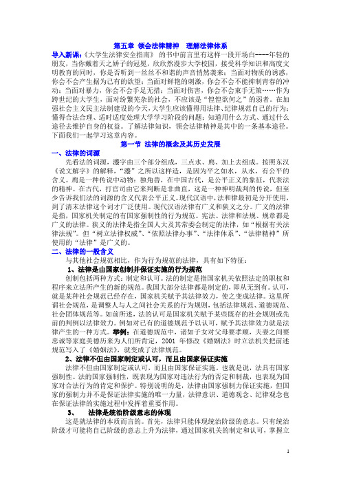 第五章领会法律精神理解法律体系(最新)