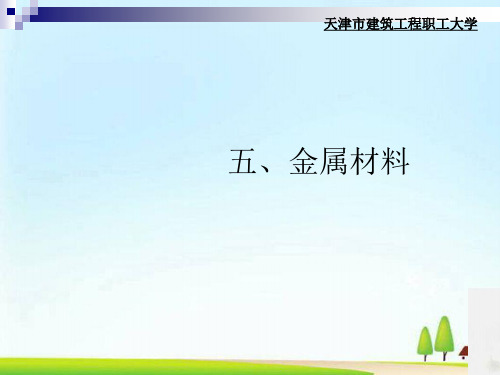 天津某大学金属材料课程(ppt 27页)