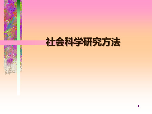 研究方法 PPT课件