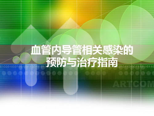 中心静脉导管相关感染指南