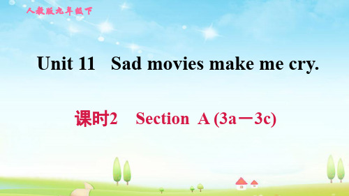 人教版九年级英语下册Unit 11 课时2 Section A (3a-3c)【习题课件】