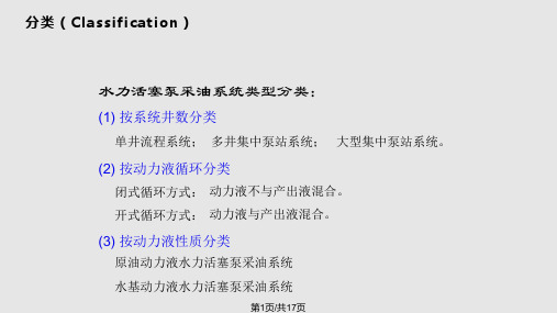 水力活塞泵与水力射流泵PPT课件