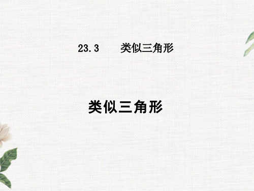 23.相似三角形PPT课件(华师大版)