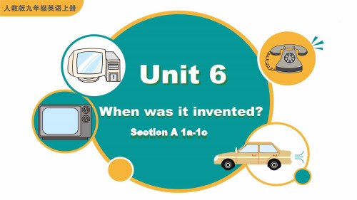 人教版九年级英语上册Unit 6 Section A (1a-2d)