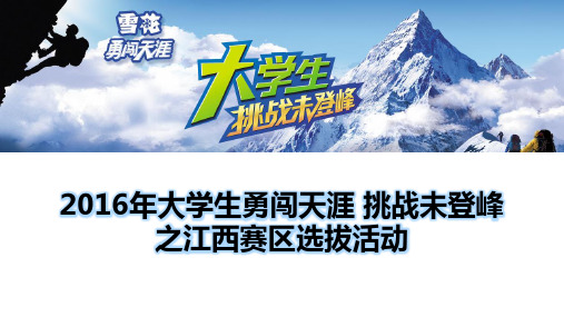 雪花啤酒勇闯天涯活动策划案.