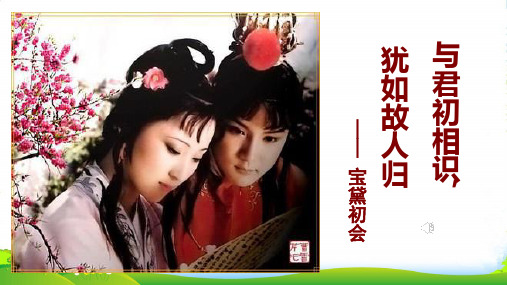 人教部编版五年级下册语文课件-7.宝黛初会(共15张PPT)